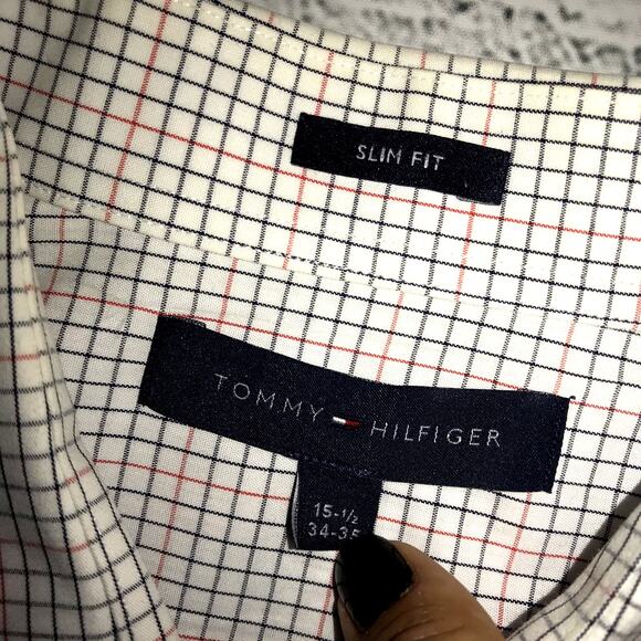 Tommy Graph Check Slim Fit Dress Shirt - Picture 6 of 10